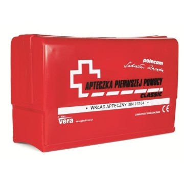 Apteczka z wyposażeniem CERVA w pudełku