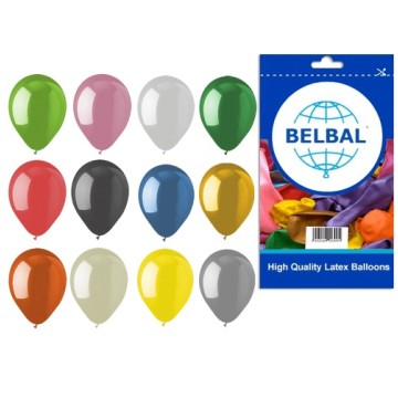 Balony 27cm [100] metalik MIX