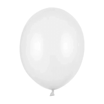 Balony 27cm [100] metalik SREBRNE