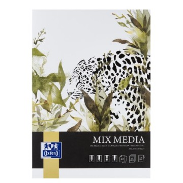 Blok mix media OXFORD ARTISTIC A4/25 225g klejony