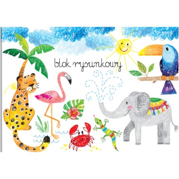 Blok rysunkowy biały A4/20 TOP2000 BASIC 70g