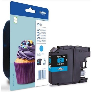 Cart. BROTHER LC 123 cyan oryg.