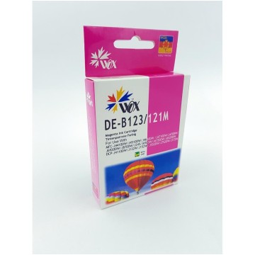 Cart. BROTHER LC 123 czerwony WOX