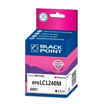 Cart. BROTHER LC 1240 magenta BLACKPOINT (600)