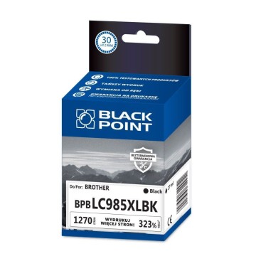 Cart. BROTHER LC 985 czarny BLACKPOINT