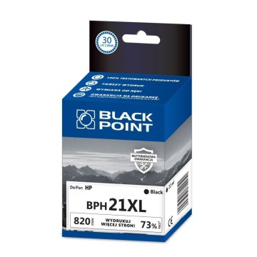Cart. HP 21 XL czarny BLACKPOINT (820)