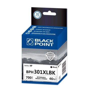 Cart. HP 301 XL czarny BLACKPOINT