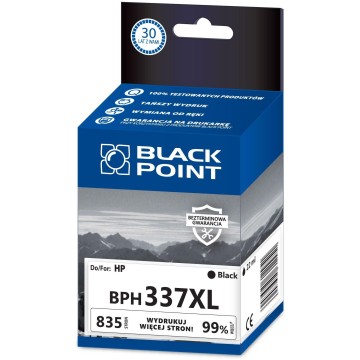 Cart. HP 337 XL czarny BLACKPOINT (835)