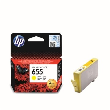 Cart. HP 655 yellow oryg.