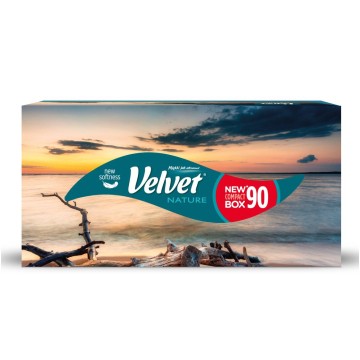 Chusteczki higieniczne karton VELVET NATURE [90]