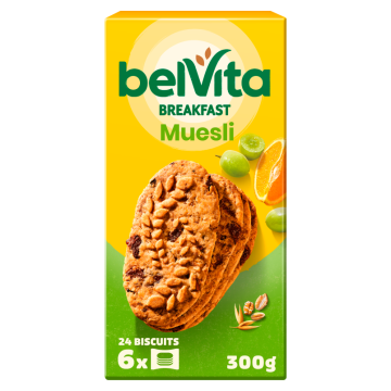 Ciastka BELVITA 300g musli z owocami
