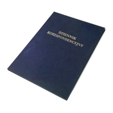 Dziennik korespondencyjny INTRO 96k. granatowy