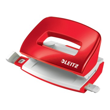 Dziurkacz LEITZ 5060 MINI (10k) czerwony