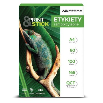 Etykiety samop. A4 MEGIMA [100] 105/148