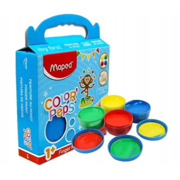 Farby do malowania palcami MAPED COLORPEPS [10]