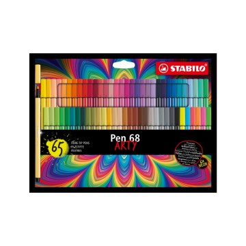 Flamastry STABILO PEN 68 [65] ARTY pud.karton