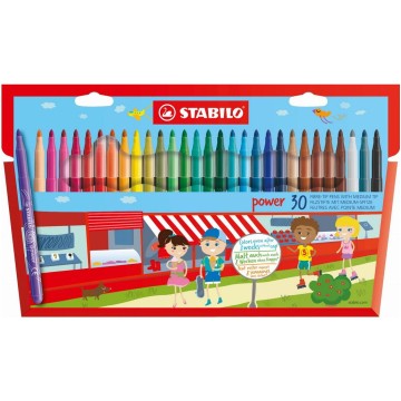Flamastry STABILO POWER [30]
