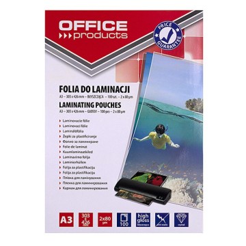 Folia do laminacji A3 80mic [100] OFFICE PROD.