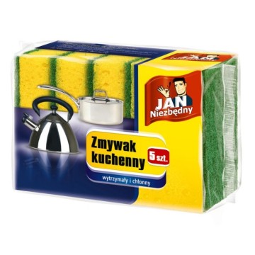 Gąbki kuchenne JN [5] żółte