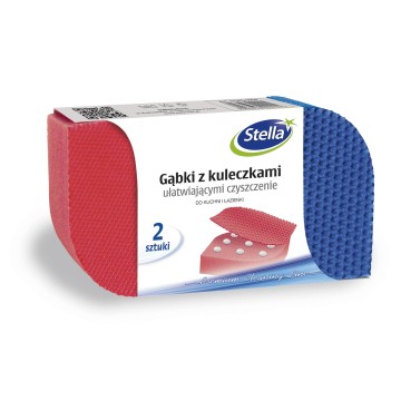 Gąbki kuchenne z kuleczkami [2] STELLA EOL