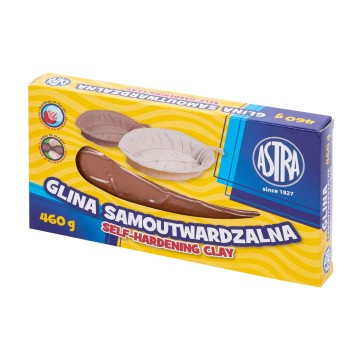 Glina rzeźbiarska samoutwardz. ASTRA 460g terakota