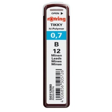 Grafity ROTRING 0,7 B (fiolka)