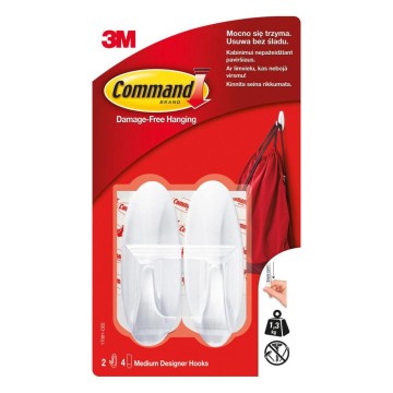 Haczyki 3M COMMAND do łazienek [2]