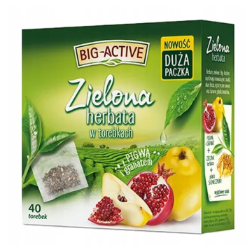 Herbata BIG-ACTIVE [40] zielona pigwa/granat