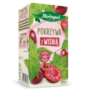Herbata HERBAPOL [20] pokrzywa z wiśnią