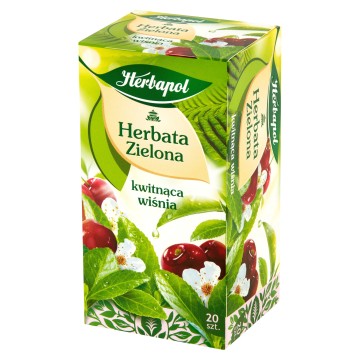 Herbata HERBAPOL [20] zielona kwitnąca wiśnia