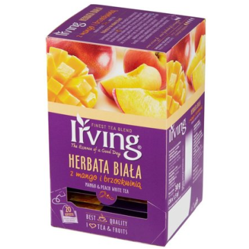 Herbata IRVING [20] biała mango z brzoskwinią