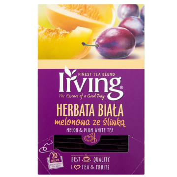 Herbata IRVING [20] biała melonowa ze śliwką