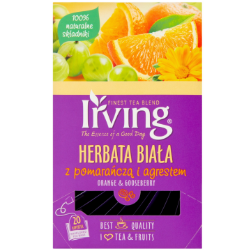 Herbata IRVING [20] biała pomarańcza z agrestem