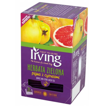Herbata IRVING [20] zielona pigwa z cytrusami