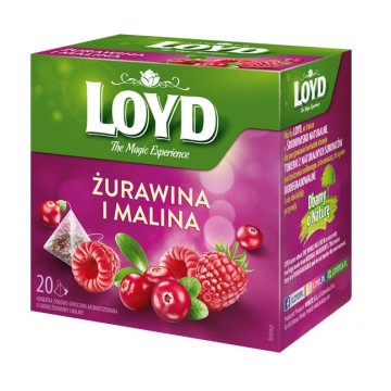 Herbata LOYD [20] żurawina i malina