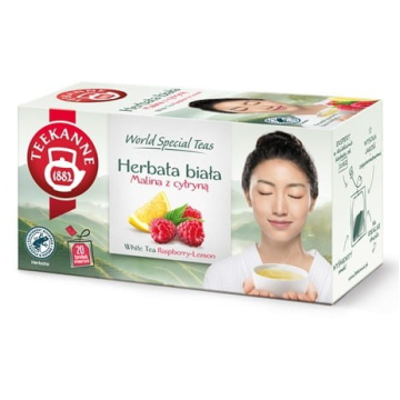 Herbata TEEKANNE [20] biała z malina i cytryną