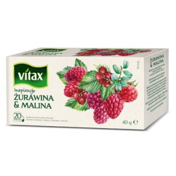 Herbata VITAX INSPIR. [20] żurawina i malina