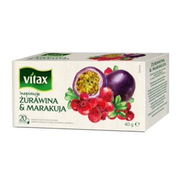 Herbata VITAX INSPIR. [20] żurawina i marakuja