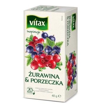 Herbata VITAX INSPIR. [20] żurawina i porzeczka
