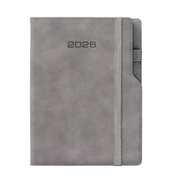 Kalendarz ks. 2026 A5 JOTAN DUO G (D) szary