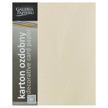 Kartony ozdobne MIKA METALIK krem [20]
