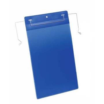 Kieszenie z drutem DURABLE A4 PION [50] nieb.