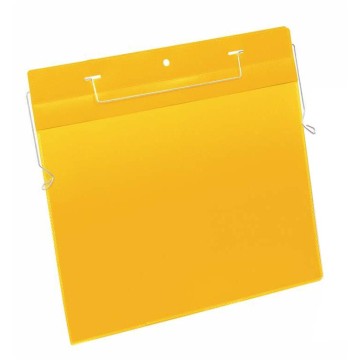 Kieszenie z drutem DURABLE A4 POZIOM [50] żółte