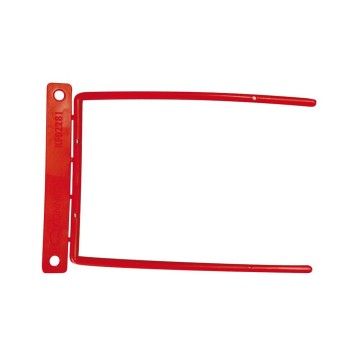 Klipsy archiwizacyjne Q-CONNECT czerwony [100]