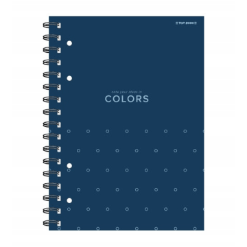 Kołozeszyt A4 100k TOP2000 COLORS niebieski
