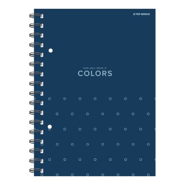 Kołozeszyt A5 100k TOP2000 COLORS niebieski