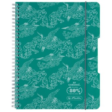 Kołozeszyt HERLITZ ECO PP COLORS A4 80k turkus