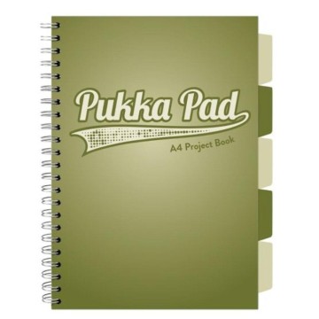 Kołozeszyt PUKKA PAD OLIVE GREEN A4 oliwkowy