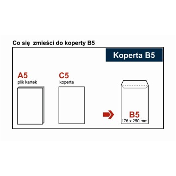 Koperty konfekcjonowane B5 HK brąz [50]