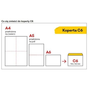 Koperty konfekcjonowane C6 SK białe [50]